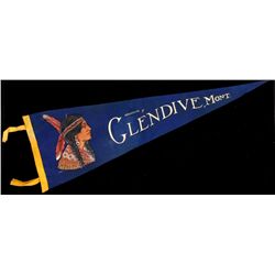 Glendive, Montana Native American Pennant The lot