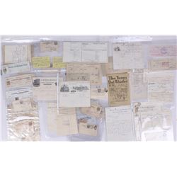 1872-1917 Montana Documents and Rare Paperwork
