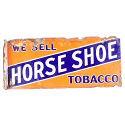 Porcelain Horseshoe Tobacco Sign