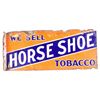 Image 1 : Porcelain Horseshoe Tobacco Sign