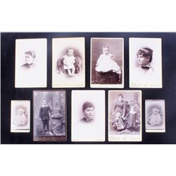 8 Montana Territory Cabinet Photographs