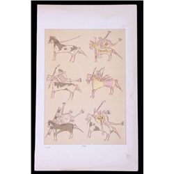 1876 Native American Illustration by G. Catlin Thi