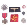 Image 1 : WWII German Nazi Patches, Pins, Medals Collection