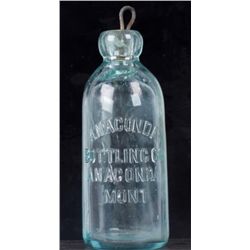 Anaconda Bottling Co. Hutchinson Bottle