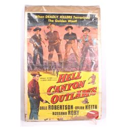 Hell Canyon Outlaws Movie Poster