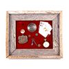 Image 1 : Shadow Box Display of Old West Items