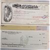 Image 17 : 1800's Montana Territory Check Collection The lot