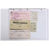 Image 7 : 1800's Montana Territory Check Collection The lot