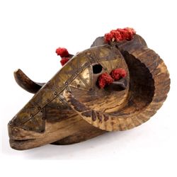 1800's Bambara Mali West African Mask The mask sho