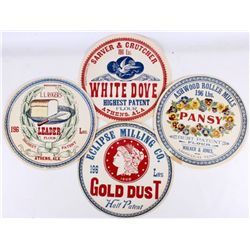 Antique Shipping Barrel Labels The lot features fo