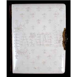 1870-1890's Celluloid Cabinet Card Album The album