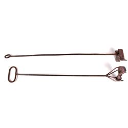 Montana Branding Irons The lot shows two original