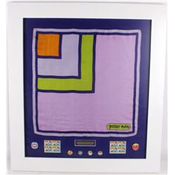 Peter Max Vintage Scarf and Button Collection This