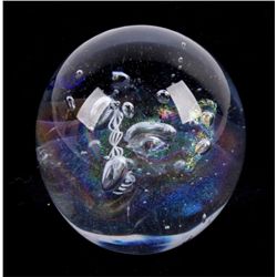 Hand Blown Decorative Glass Paper Weight This is a