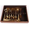 Image 2 : Rogers Gold Plated Flatware This is a 79 piece set