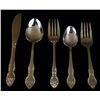Image 4 : Rogers Gold Plated Flatware This is a 79 piece set