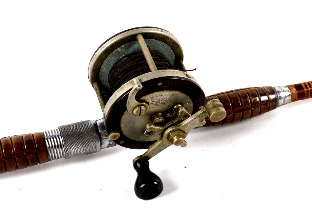 Vintage Montague Stone Harbour Bamboo Fishing Rod