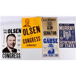 1957-1961 Montana State Election Posters These are