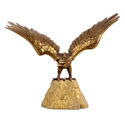 Brass Eagle Sculpture
