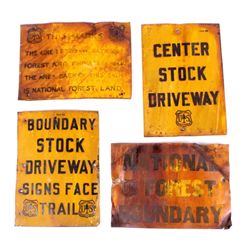 Forest Service Signs