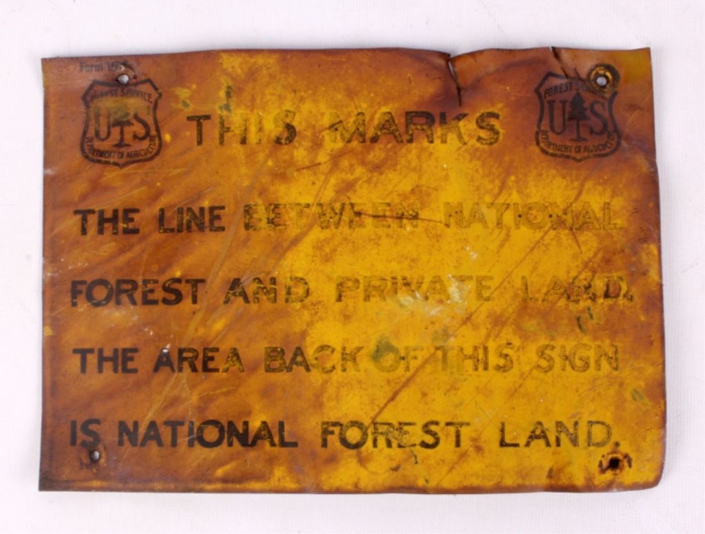 Forest Service Signs
