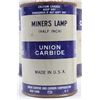 Image 9 : Miners Lamp Union Carbide Advertising Cans These a