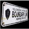 Image 3 : Yellowstone National Park Boundary Sign This is an