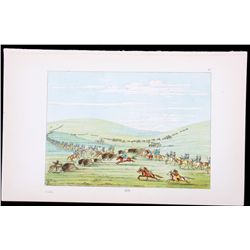 1876 Native American Illustration by G. Catlin Thi