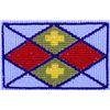 Image 4 : Northern Plains Beaded Belt Buckle This is a handm