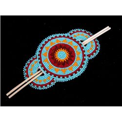 Fort Benton Montana Blackfeet Hair Brooch This is