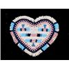 Image 2 : Northern Plains Beaded Heart Pin This is a mid-cen