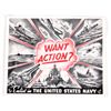 Image 2 : WWII Navy Promotional Posters This lot includes a