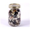Image 1 : Jar of Antique & Vintage Buttons The lot features