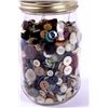 Image 3 : Jar of Antique & Vintage Buttons The lot features