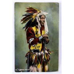 Calispel Montana Indian Postcard This is an origin