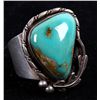 Image 9 : Navajo Sterling Silver & Turquoise Ring & Tie Clip