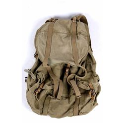 Antique Military Canvas Backpack This is an early