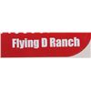 Image 2 : Flying D Ranch No Trespassing Porcelain Sign The s