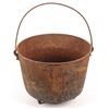 Image 2 : Antique Cast Iron Three Legged Pot The bottom is m