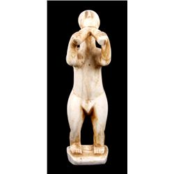 Antique Marble Sculpture This is an original hand