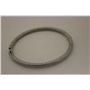 Image 1 : ONE 14KT WHITE GOLD BANGLE STYLE BRACELET. THE BRACELET WEIGHS 5.0 GRAM AND IS MARKED 14KT ROSATO.