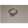Image 3 : ONE LADIES 14KT WHITE GOLD DIAMOND SET ENGAGEMENT OR DRESS RING. MADE IN A CLASSIC SOLITAIRE