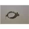 Image 2 : ONE LADIES 14KT WHITE GOLD DIAMOND SET ENGAGEMENT OR DRESS RING. THE RING IS SET WITH 1 ROUND