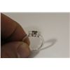 Image 3 : ONE LADIES STERLING SILVER COGNAC AND NEAR COLOURLESS DIAMOND SET DRESS RING. SET WITH 2 ROUND