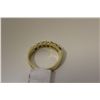 Image 2 : ONE LADIES 14KT YELLOW GOLD DIAMOND SET ANNIVERSARY OR WEDDING RING. SET WITH 7 ROUND BRILLIANT CUT