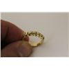 Image 3 : ONE LADIES 14KT YELLOW GOLD DIAMOND SET ANNIVERSARY OR WEDDING RING. SET WITH 7 ROUND BRILLIANT CUT