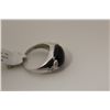 Image 2 : ONE 14KT WHITE GOLD NATURAL AMETHYST AND DIAMOND SET LADIES DRESS RING. SET WITH 6 ROUND BRILLIANT