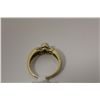 Image 2 : ONE LADIES 14KT YELLOW GOLD NATURAL BLUE SAPPHIRE AND DIAMOND SET DRESS RING. SET WITH 6 ROUND