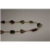 Image 2 : ONE 14KT YELLOW GOLD MULTI COLOUR NATURAL TOURMALINE BRACELET. THE TOTAL WEIGHT OF THE TOURMALINES