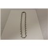 Image 1 : ONE 14KT WHITE GOLD DIAMOND SET CHOKER LENGTH NECKLACE. THE NECKLACE IS THREE CLAW SET WITH A TOTAL